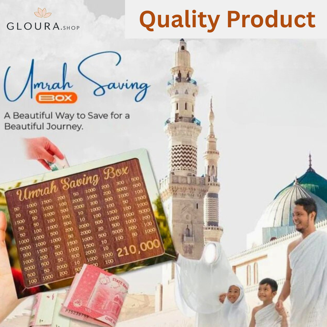 Umrah Saving Box - Now Plan your savings for Umrah.