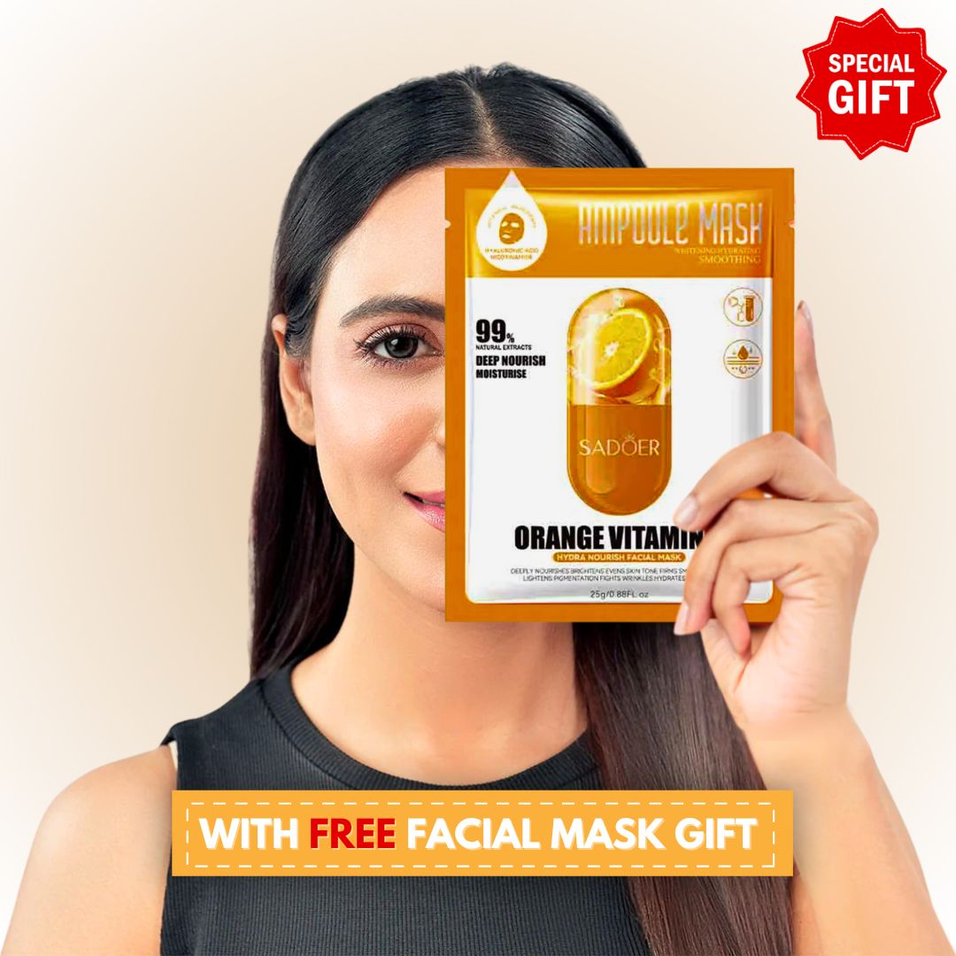 Pack of Two _ Serum & Facewash with a complimentary Facial Mask GIFT