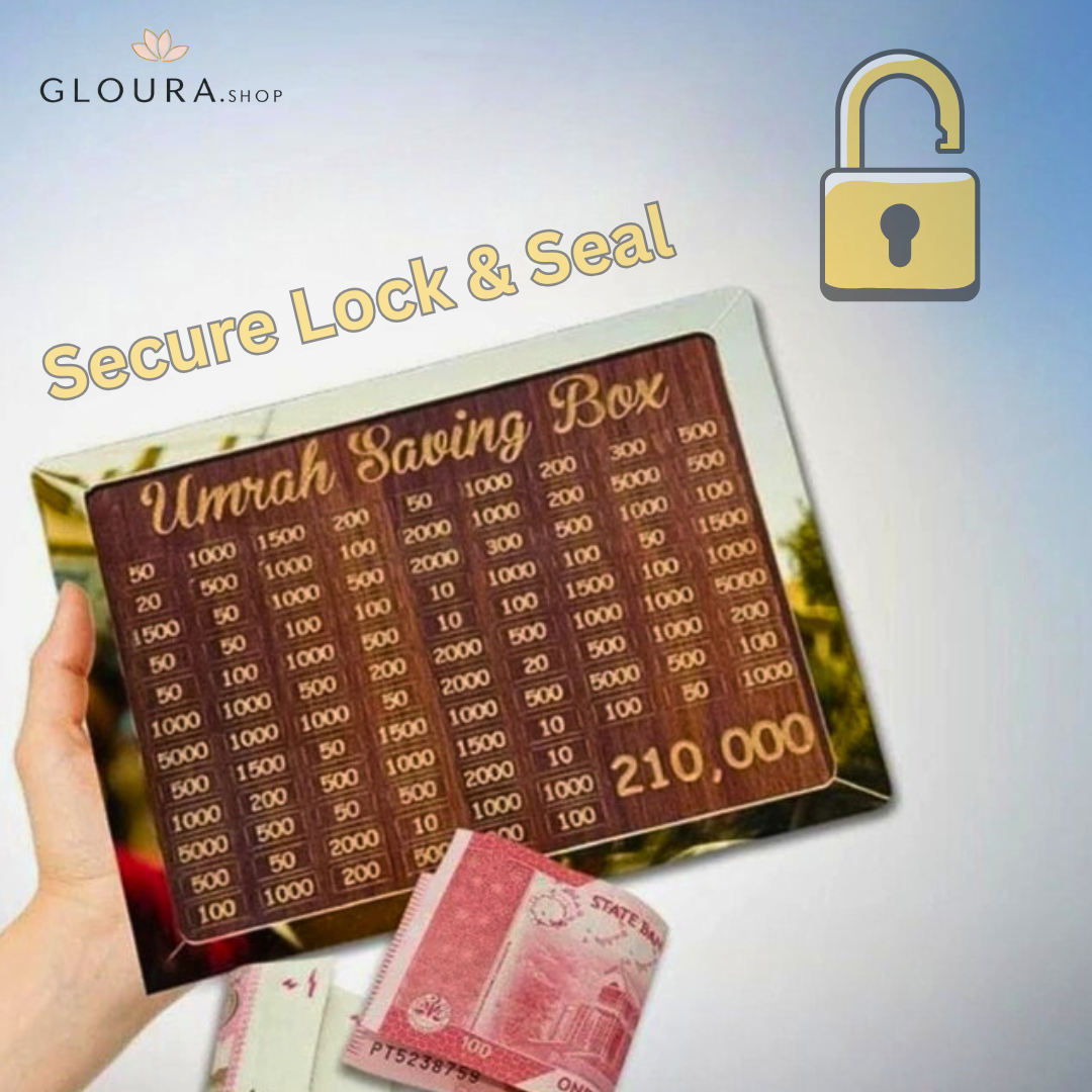 Umrah Saving Box - Now Plan your savings for Umrah.