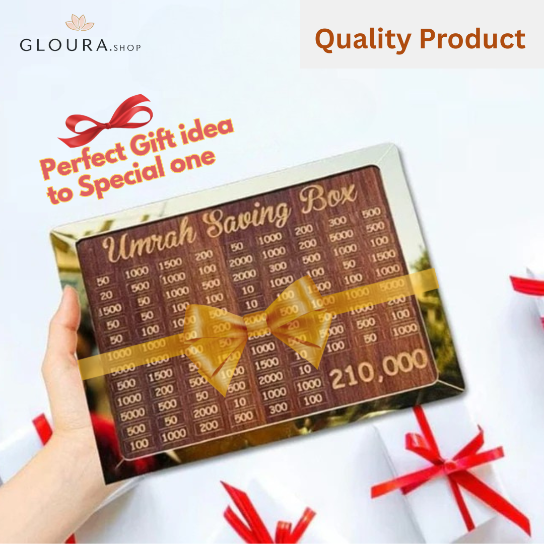 Umrah Saving Box - Now Plan your savings for Umrah.