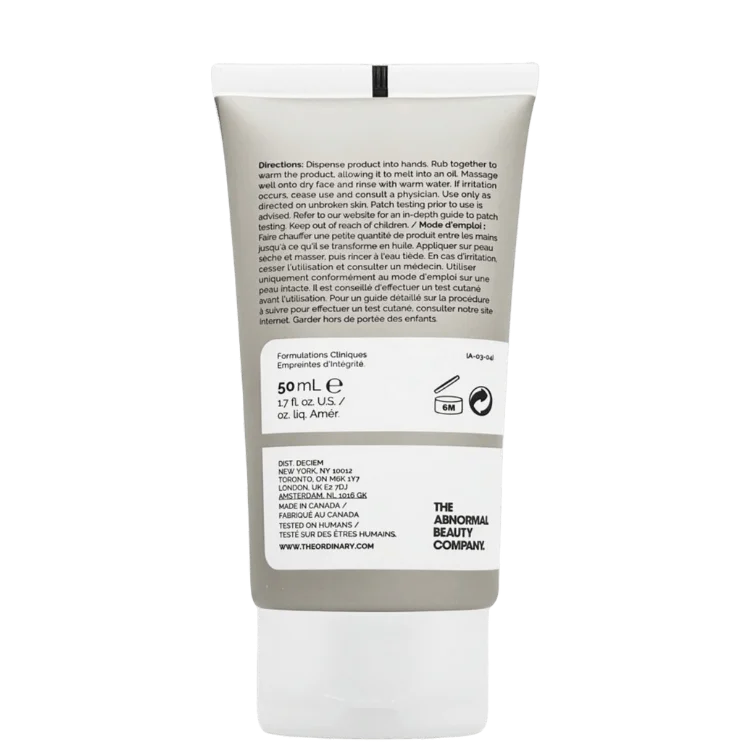 Squalane Cleanser – The Ordinary