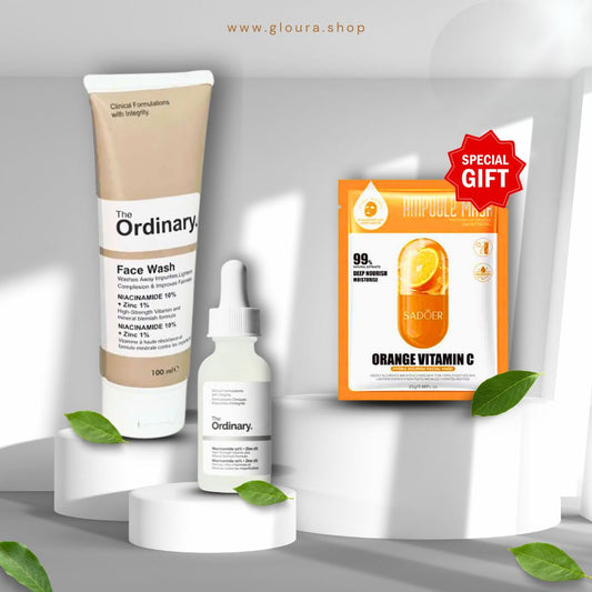 Pack of Two _ Serum & Facewash with a complimentary Facial Mask GIFT