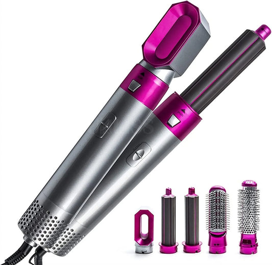 5 in 1 Hair Styler, Hair Straightener, Hair Dryer, Hair Curler, Hot Air Comb